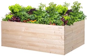ATMOWOOD Drevený vyvýšený záhon 160 x 100 x 60 cm
