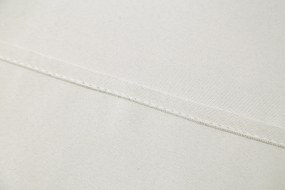 Bielo-krémový záves OXFORD 140x250 cm Zavesenie: Kovové krúžky