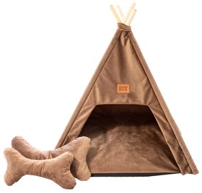 Golden Dog TeePee stan Golden dog 75 x 75 x 90 cm - capuccino