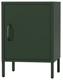 Nočný stolík MIA, 424 x 595 x 400 mm, Modern: fľaškovo zelená farba
