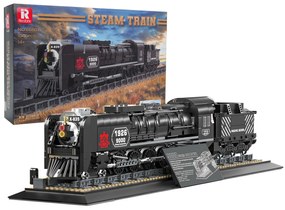 Sada stavebných kociek retro lokomotívy, 1546 dielikov