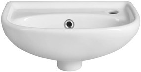 Aqualine Aqualine, Keramické umývadlo 40x25 cm, biela, 4000