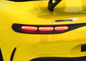 Elektrické autíčko Mercedes Benz GT63 AMG žlté