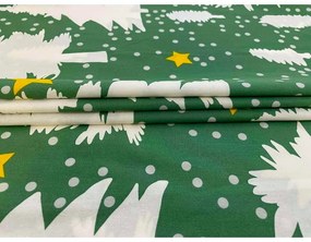 Bavlnené obliečky KARAMA GREEN WOODS 140x200 cm