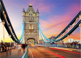 Sklenený obraz - Tower Bridge (70x50 cm)