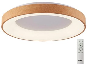 Azzardo AZ4997 - LED Stmievateľné stropné svietidlo SANTANA LED/80W/230V hnedá +DO