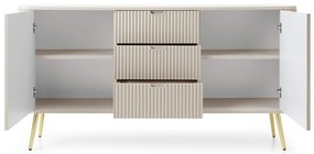 KOMODA BELLISSA KAŠMÍR + ZLATÉ NOŽIČKY 168 cm