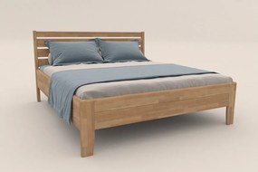 Amara Beds Celomasívna posteľ z buku Lugo, 180x200 cm, prevedenie BK1 prírodná