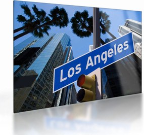 Sklenený obraz - Los Angeles (70x50 cm)