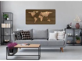 Li-Go 4457/A/4 - LED nástenná dekorácia LED/10W/5V 30000 mAh 120x60 cm dub