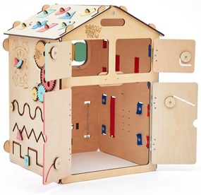 Drevený activity board domček Natura