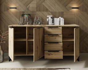 VALBO KOMODA DUB ARTISAN 178 cm