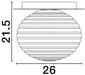 Dizajnové stropné svietidlo Allen 3