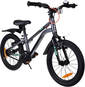 RoyalBaby ľahký detský bicykel Kable-Belt 16 palcov zvonček a brzdová pätka RB16-45 strieborný