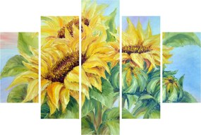 Obraz rozkvitnutých slnečníc (150x105 cm)