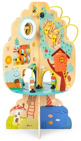 Dřevěná vzdělávací hračka Anima +12m vícebarevná