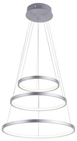 LED Stmievateľný luster na lanku CIRCLE 1xLED/15W/230V + LED/20W + LED/25W