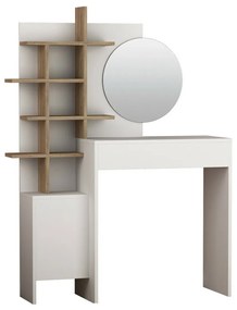 Toaletný stolík Mup White and Oak