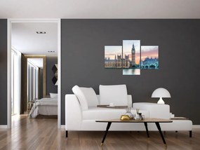 Obraz - Londýn v pastelových farbách (90x60 cm)
