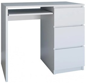 Písací stôl Lima Správny Biely Mat