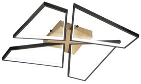 LED Stmievateľné stropné svietidlo LED/115W/230V 3000-6500K hnedá/čierna + DO