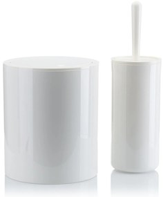 Sada kúpeľňových doplnkov Carmen, biela