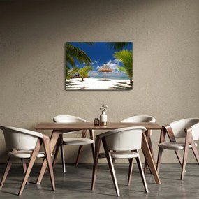Obraz - Pláž s bielym pieskom (70x50 cm)