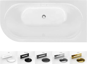 Besco Akrylátová voľne stojaca vaňa Avita A-Line CC/SP 150x75 (160x75, 170x75), s prepadom BESCO-Typ výpuste: Alcaplast Click-Clack so štrbinovým pre…