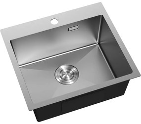Mexen Solix, 1-komorový nerezový drez 500 x 450 mm, brúsená oceľ, 6402501000-01