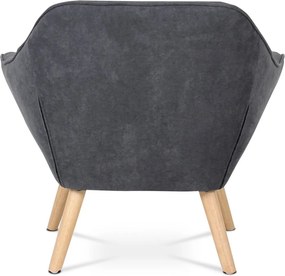 Relaxačné kreslo ASPO — masív, látka, sivá