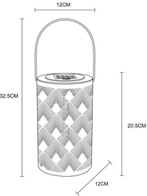 Globo 36658 - LED Solárna lucerna LED/0,5W/3V IP44
