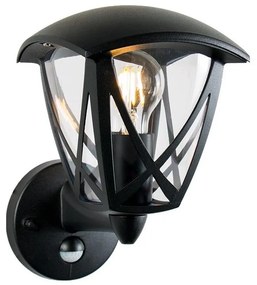 Prezent 39041 - Vonkajšie nástenné svietidlo so senzorom SPLIT 1xE27/40W/230V 39041
