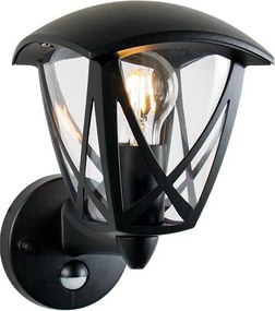 Prezent 39041 - Vonkajšie nástenné svietidlo so senzorom SPLIT 1xE27/40W/230V