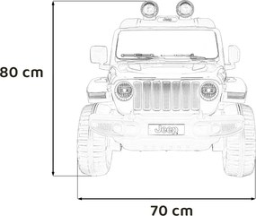 Ramiz Auto Jeep Wrangler Rubicon ružové