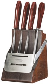 Set kuchynských nožov Tramontina Polywood 5ks - červený