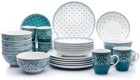 Thun 1794 Jídelní souprava, Kodaň, petrolej, karlovarský porcelán, Thun, 30 d.