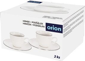 Biela porcelánová šálka na espresso 100 ml Decora – Orion
