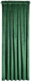 Zelený zatemňovací záves s riasiacou páskou 140 x 300 cm