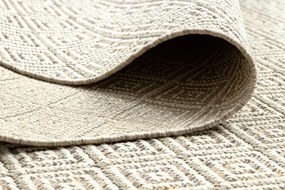 Koberec šnúrkový SIZAL BOHO 46299651 Romby béž