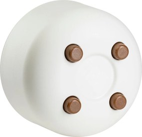 PLASTOVÝ KVETINÁČ TERRA 27X17 CM BIELA