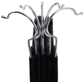 Ramienko na oblečenie s čiernym velúrom, 20ks