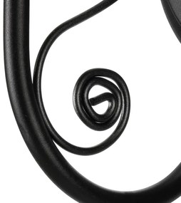 Nástenná lampa DONATO 1xE14/40W/230V čierna