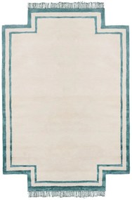 Viskózový koberec 160 x 230 cm béžový BERWARI Beliani