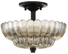 Quoizel QZ-WHITECAP-SF-S - Stropné svietidlo WHITECAP 3xE14/40W/230V pr. 29,7 cm