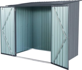 Záhradný domček BestBerg ZS-F6A / 3,3 m² / 152 x 217 x 194 cm / antracitová