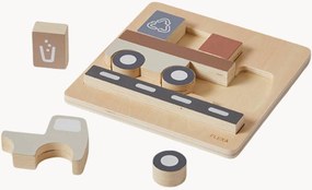 Drevená súprava na hranie Truck Puzzle, 10 ks