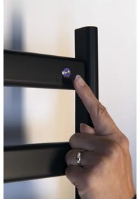 Sapho - Elektrický sušiak na uteráky ELIAS 105W/230V 49x73 cm matná čierna