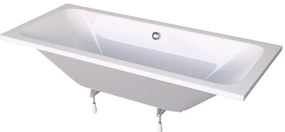 Gamma Standard, akrylátová vaňa 180x80x40 cm, biela lesklá, GMA-WAN-KS-18080