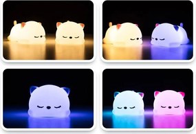 Nočná LED lampička - MAČIČKA
