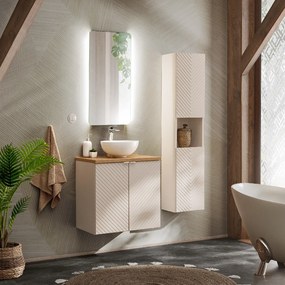 Comad Kúpeľňová skrinka pod umývadlo Viva Cashmere 60 kašmír
